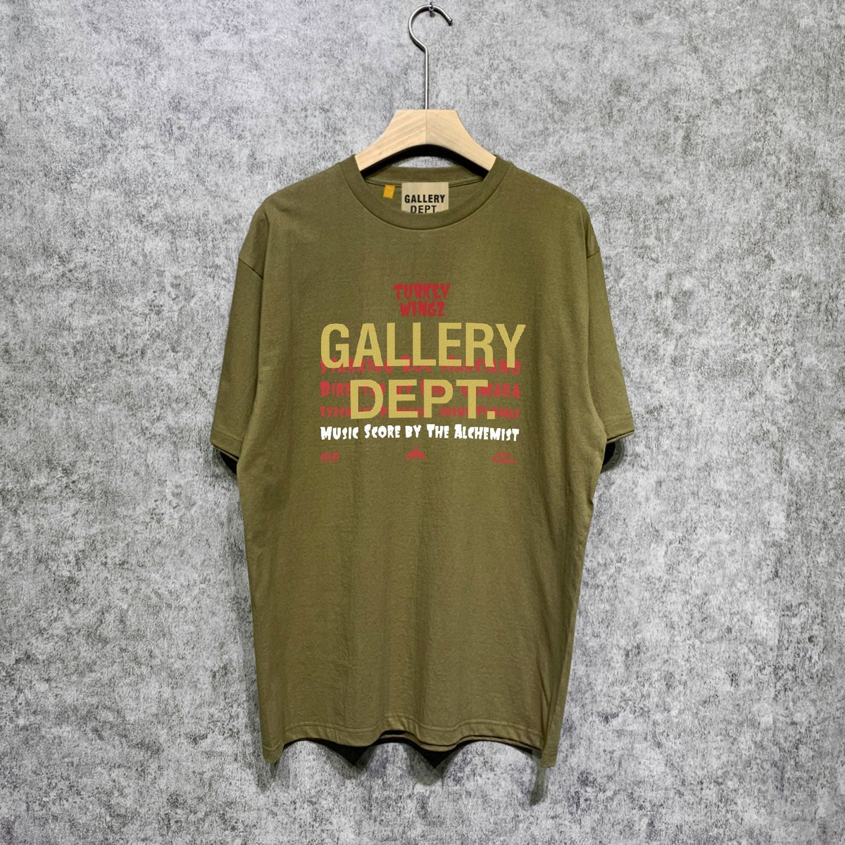 Gallery Dept T Shirt Retro Printed Loose Short-Sleeved Shirt