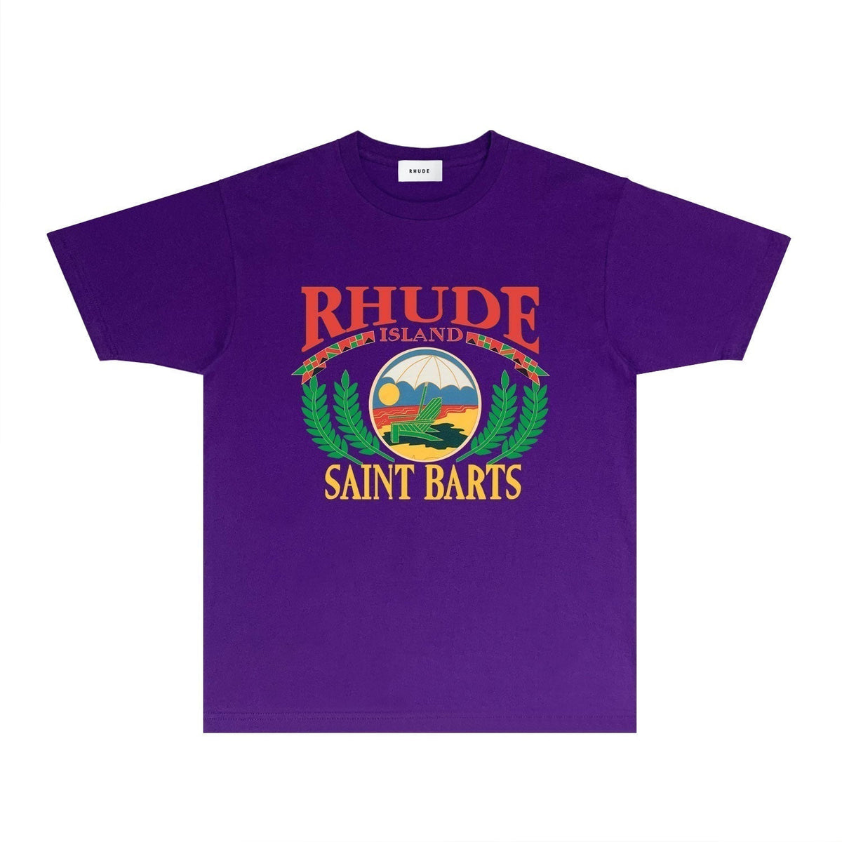 Rhude T-shirts Printed Trendy Pure Cotton