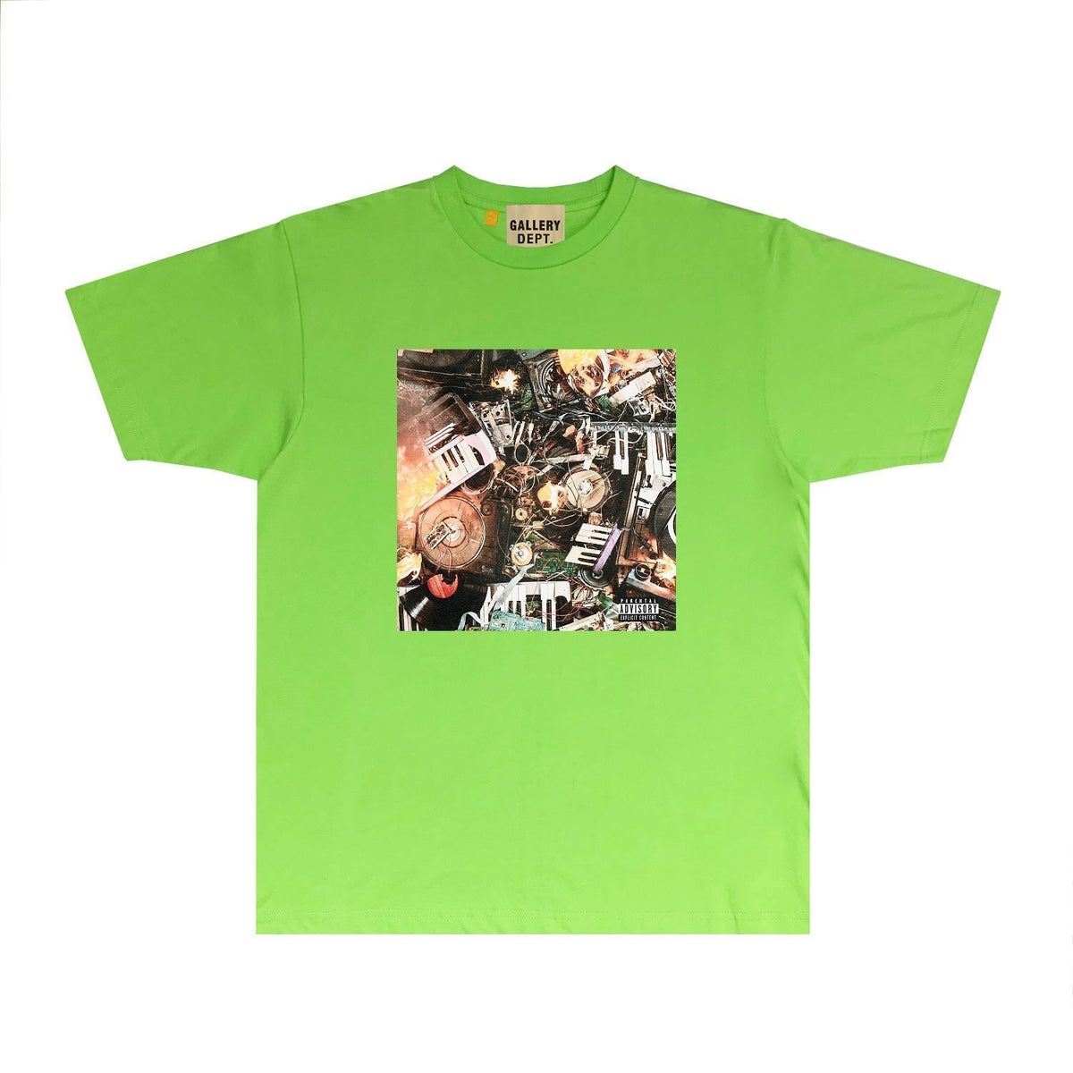 Gallery Dept T Shirt Retro Printed Loose Short-Sleeved Shirt