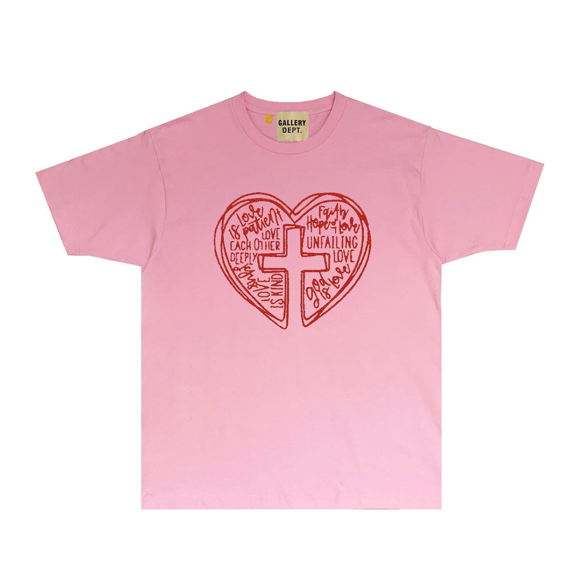 Gallery Dept T Shirt Retro Printed Loose Short-Sleeved Shirt