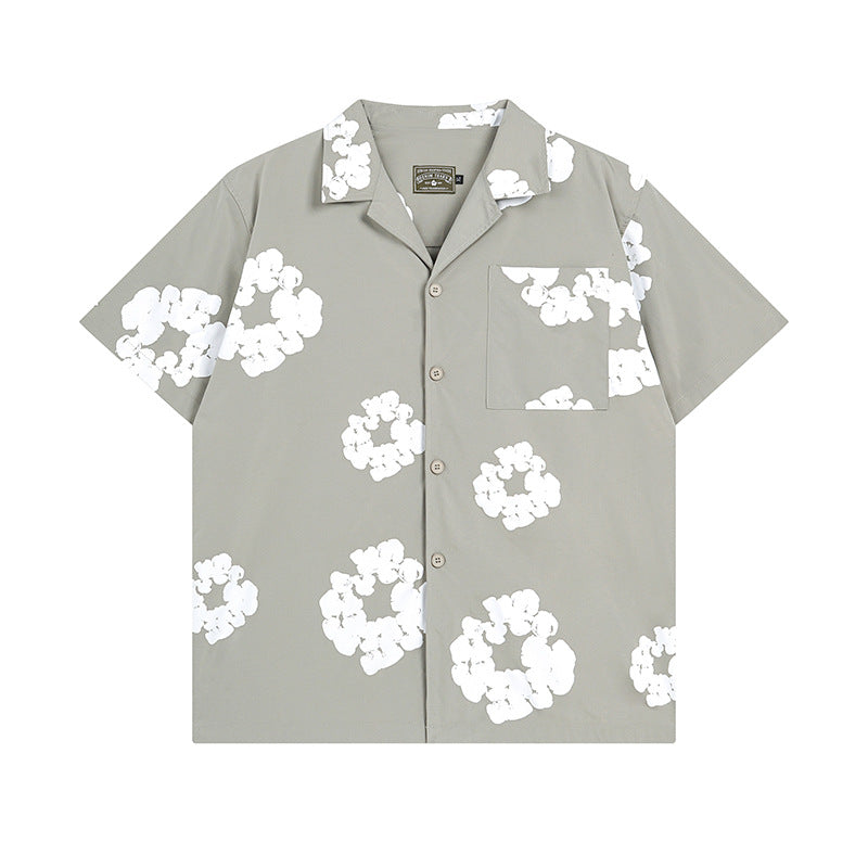 Denim Tears T-shirts Kapok Short-Sleeved Shirt Casual Shirt