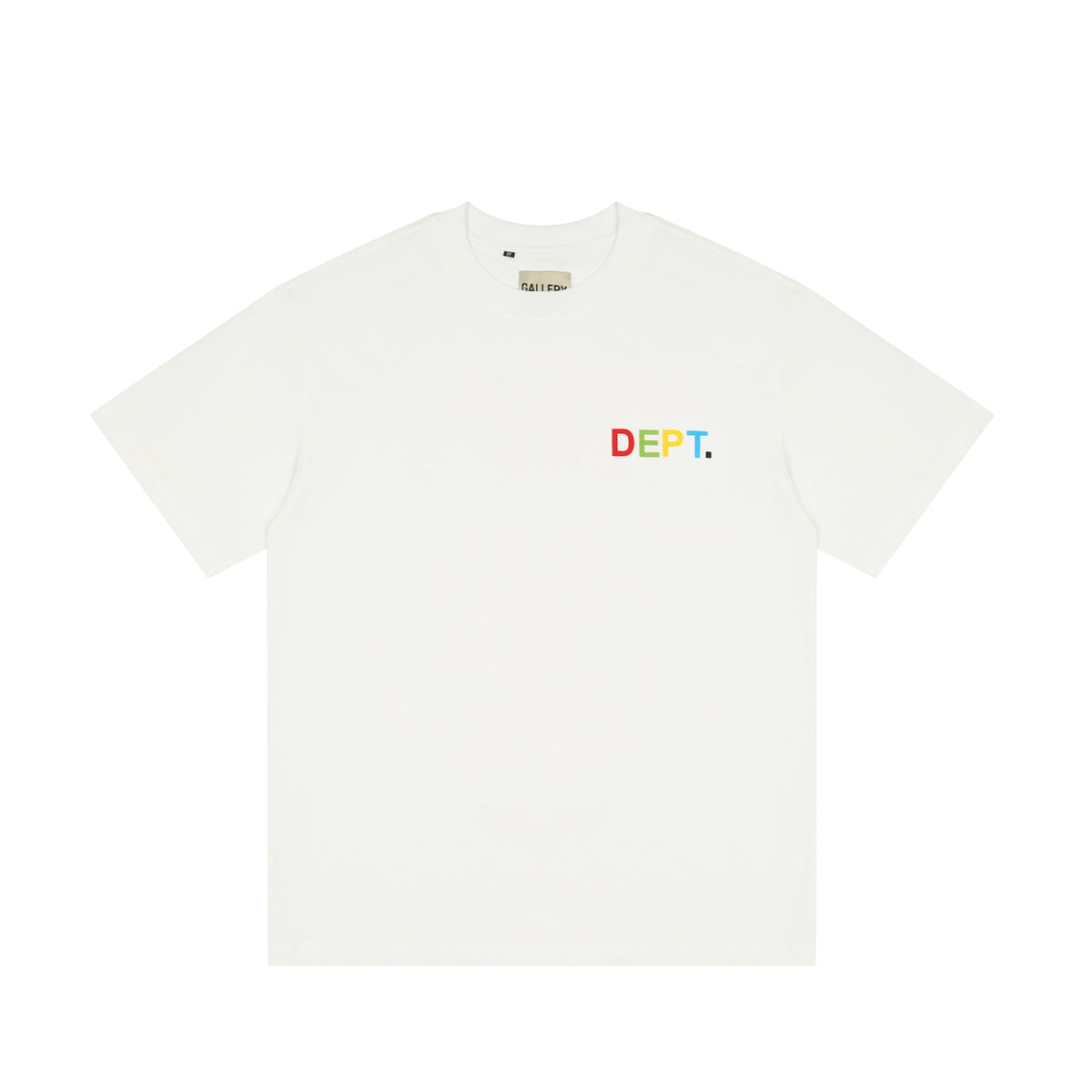 Gallery Dept T-shitrs Vintage Color Print plus Size Short Sleeve