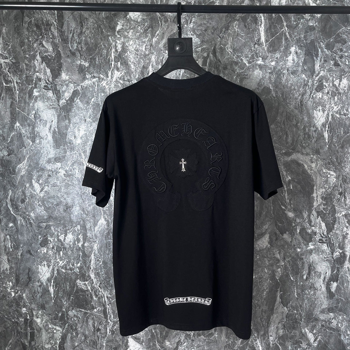 Chrome Heart T Shirts Croix Heavy Industry Embroidery Short Sleeve T-Shirt