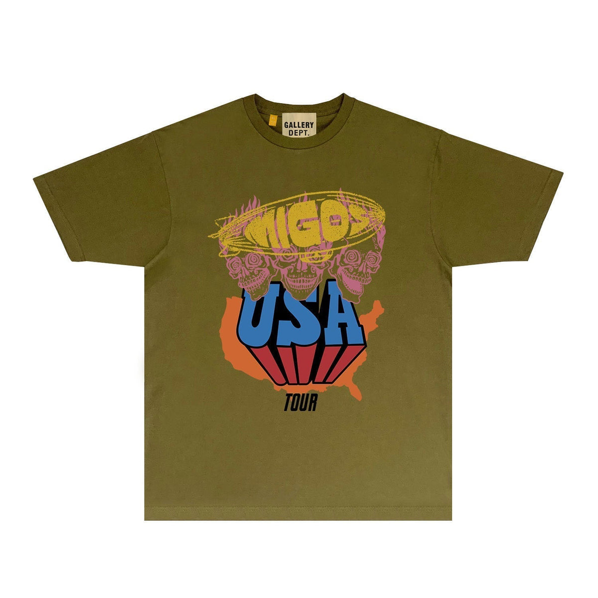 Gallery Dept T Shirts European And American Tee Shirt Short Sleeve T-Shirt Blouse