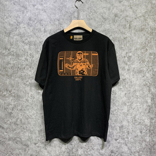 Gallery Dept T Shirt Retro Printed Loose Short-Sleeved Shirt