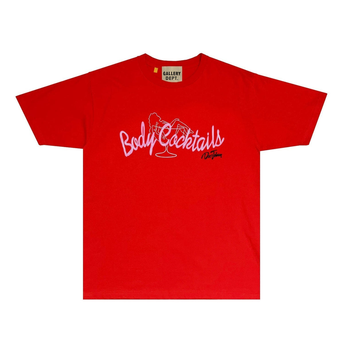 Gallery Dept T Shirt Retro Printed Loose Short-Sleeved Shirt